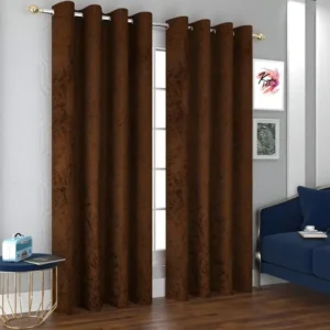 Door Velvet Room Darkening Curtain