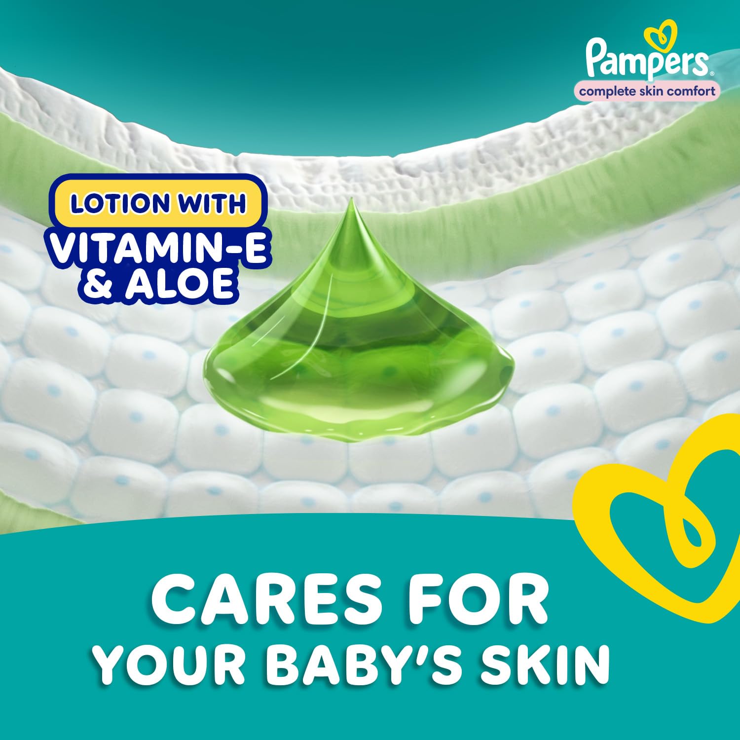 Pampers Complete Skin Comfort Pants, (XL) 56 Count, Anti-rash blanket, Lotion with Vitamin E & Aloe Vera, Extra Large size baby diapers, 12-17kg - Image 6