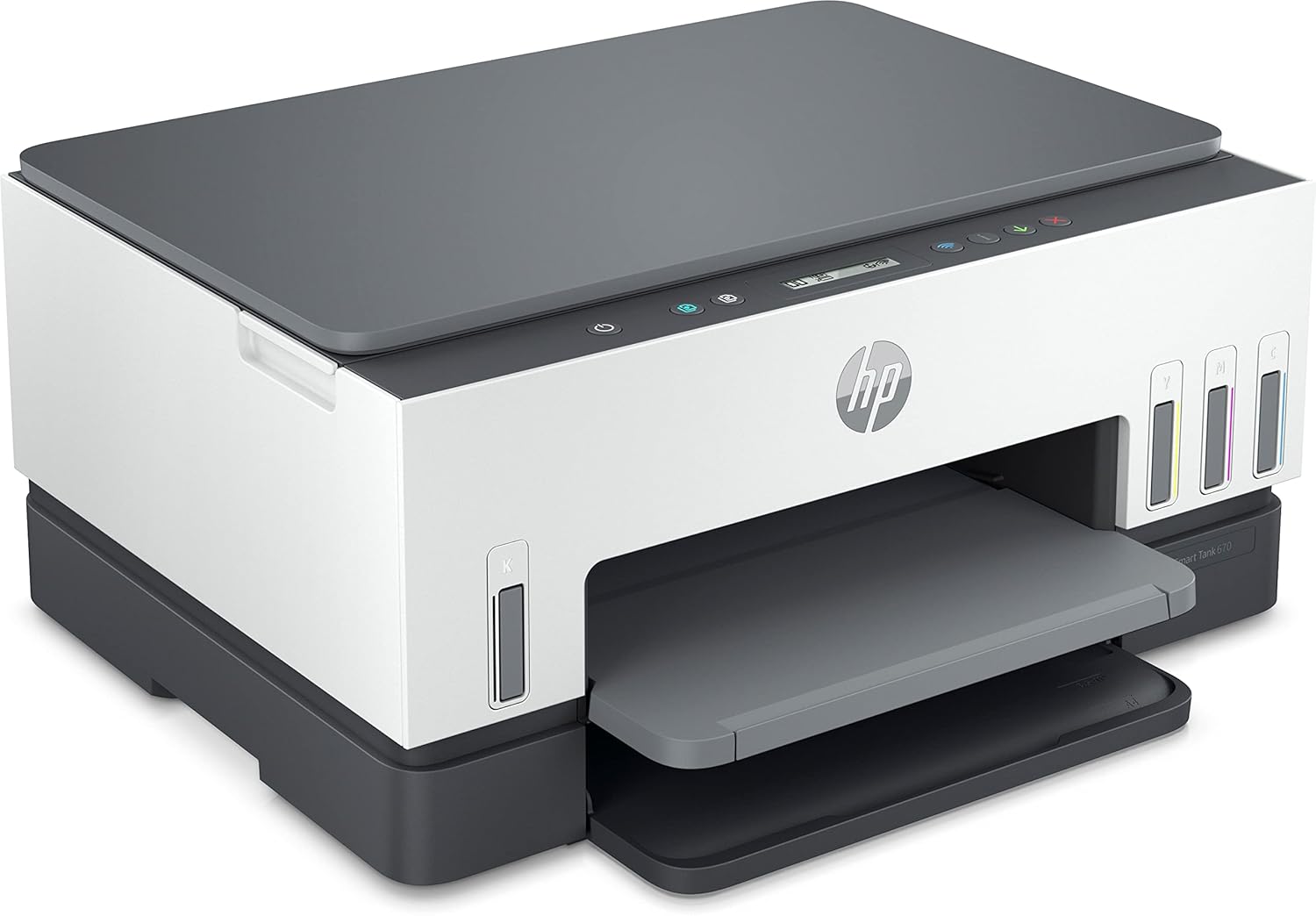 HP Smart Tank 670 All-in-One Auto Duplex WiFi Integrated Ink Tank Colour Printer, Scanner, Copier- High Capacity Tank with Automatic Ink Sensor, Multicolor - Image 3