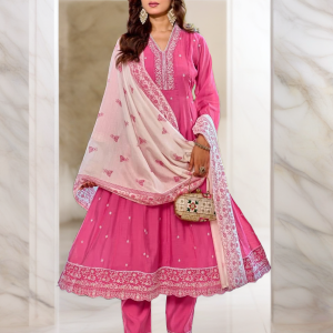 Plus Bul-Bul Embroidered 3-Piece Suit for Women