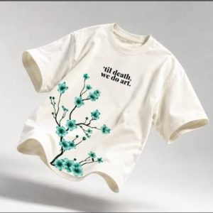 Just Built Different” Graphic Oversized T-Shirt