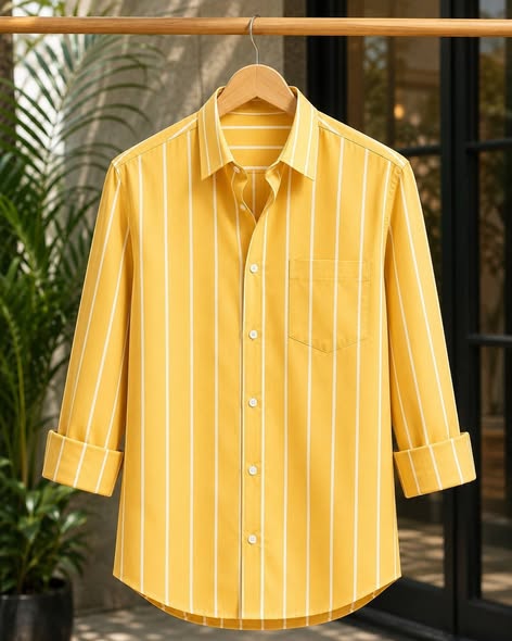 Premium Vertical Striped Casual Shirt