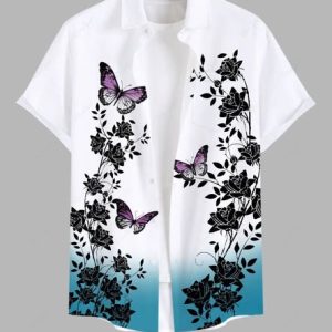 Premium Printed Casual Half Sleeve Shirt